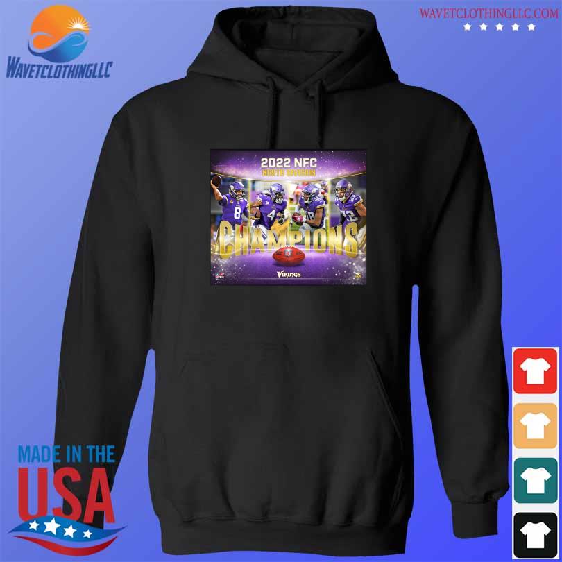 Minnesota vikings 2022 nfc north division champions big & tall divide &  conquer shirt, hoodie, sweater, long sleeve and tank top