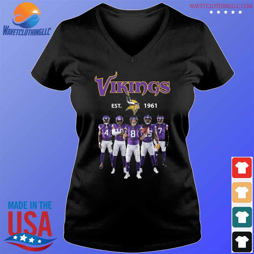 Minnesota Vikings football est 1961 go Vikings logo shirt, hoodie