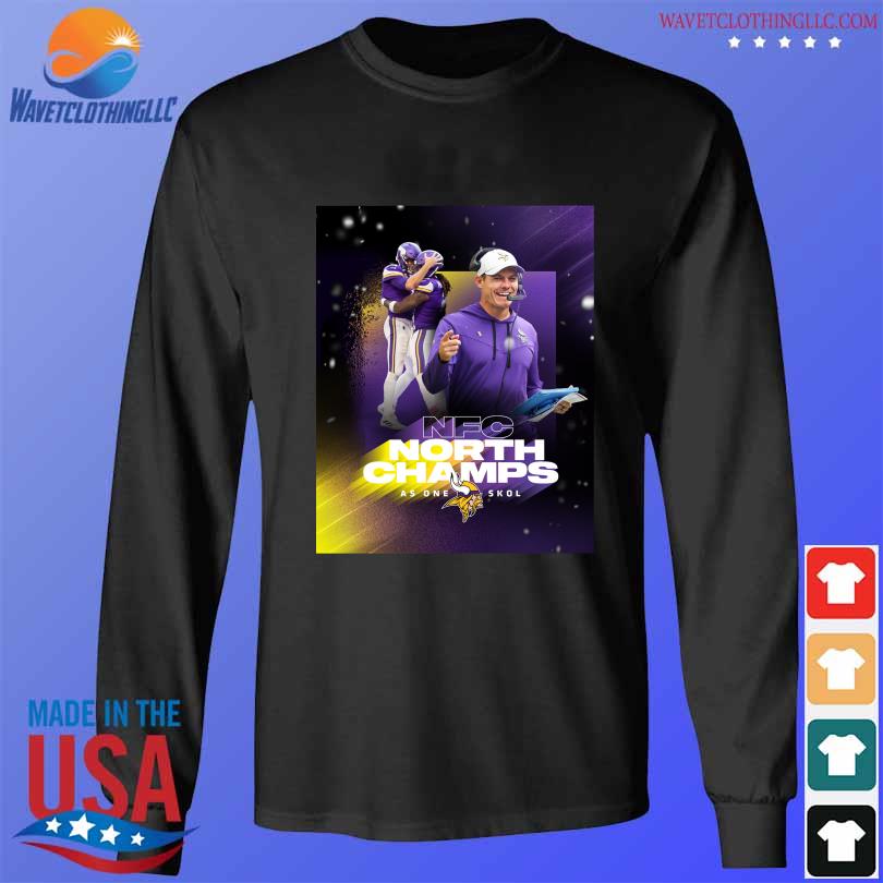 Minnesota Vikings 2022 NFC North Division Champions With Signatures Shirt,  hoodie, sweater, long sleeve and tank top