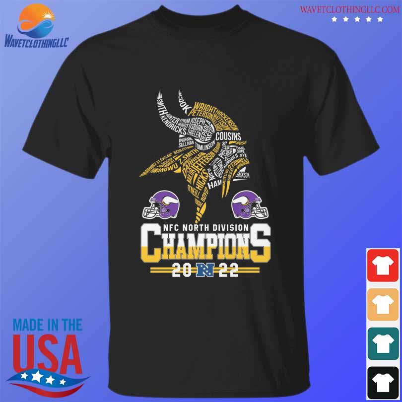 Minnesota Vikings Skyline 2022 NFC North Division Champions T-shirt -  Kaiteez