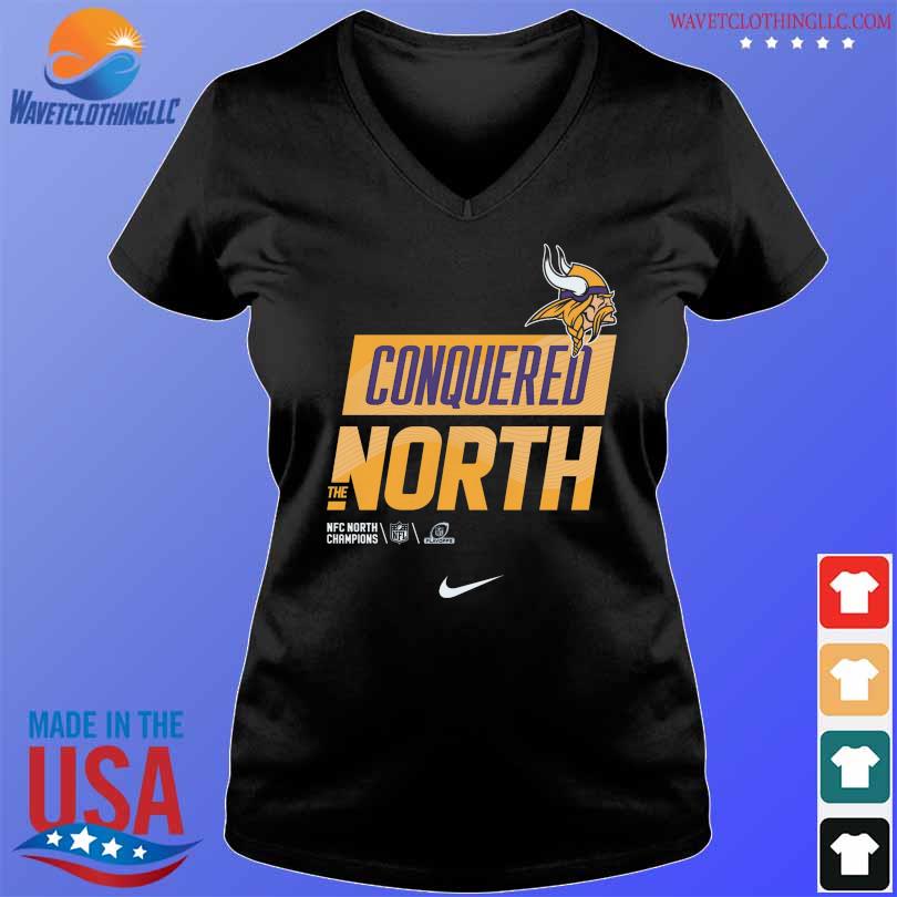 Minnesota Vikings Nike 2022 NFC North Division Champions Locker Room Trophy  Collection T-Shirt - Black