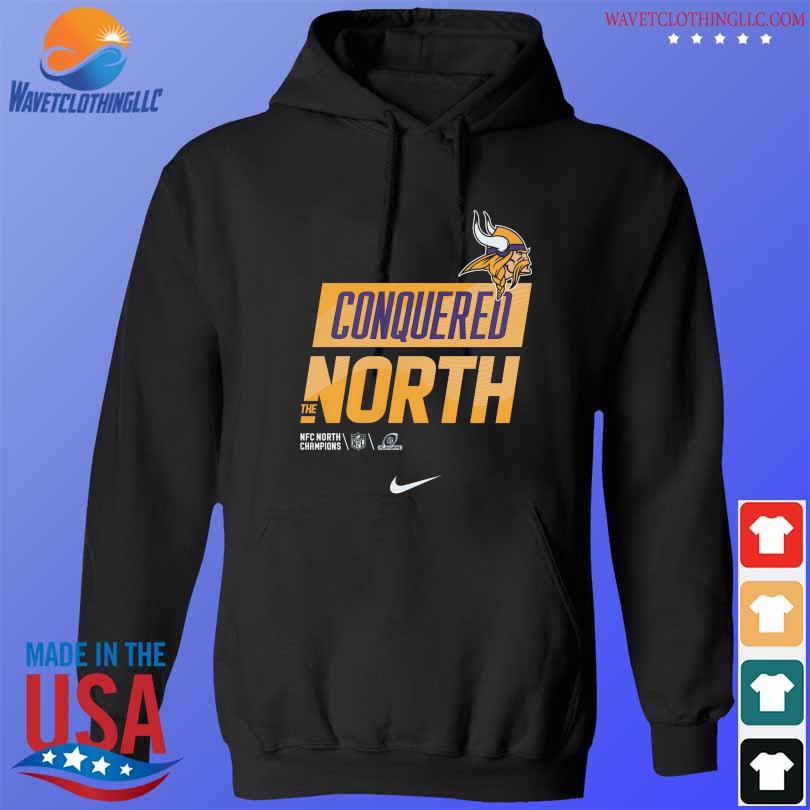 Minnesota Vikings Nike Conquered The North 2022 Nfc North Division  Champions Shirt Hoodie