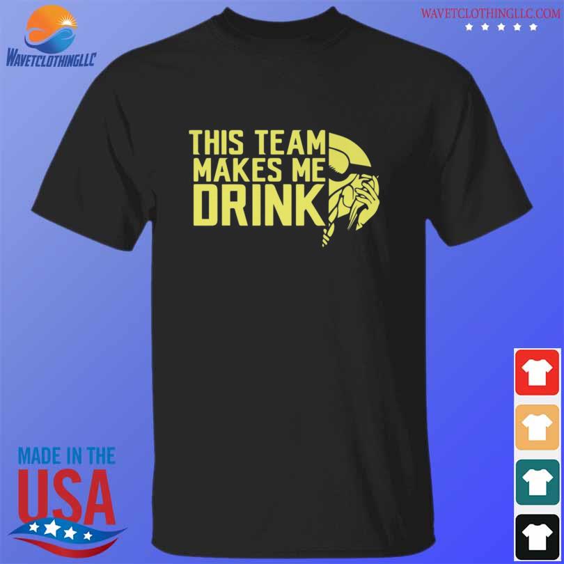 Minnesota Vikings this team makes me drink 2022 shirt