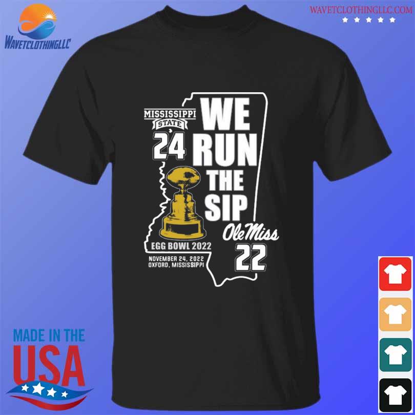 Mississippi state bulldogs 24 we run the sip ole miss shirt