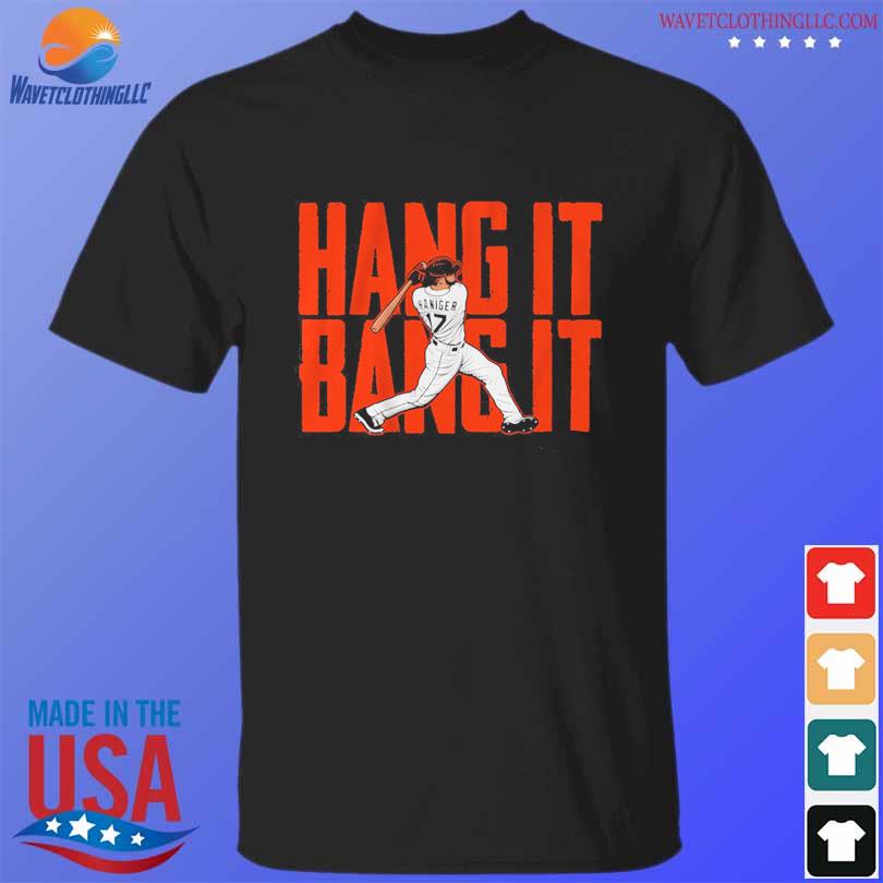 Mitch Haniger Hang It, Bang It San Francisco Shirt and Hoodie - San Francisco Giants