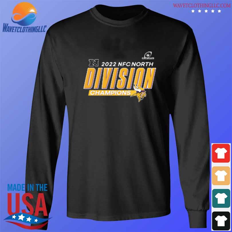 Nfl minnesota vikings 2022 nfc north division champions shirt, hoodie,  sweater, long sleeve and tank top