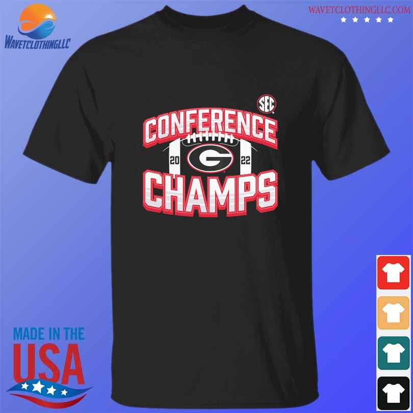 Official Georgia bulldogs 2022 sec football conference champions shirt