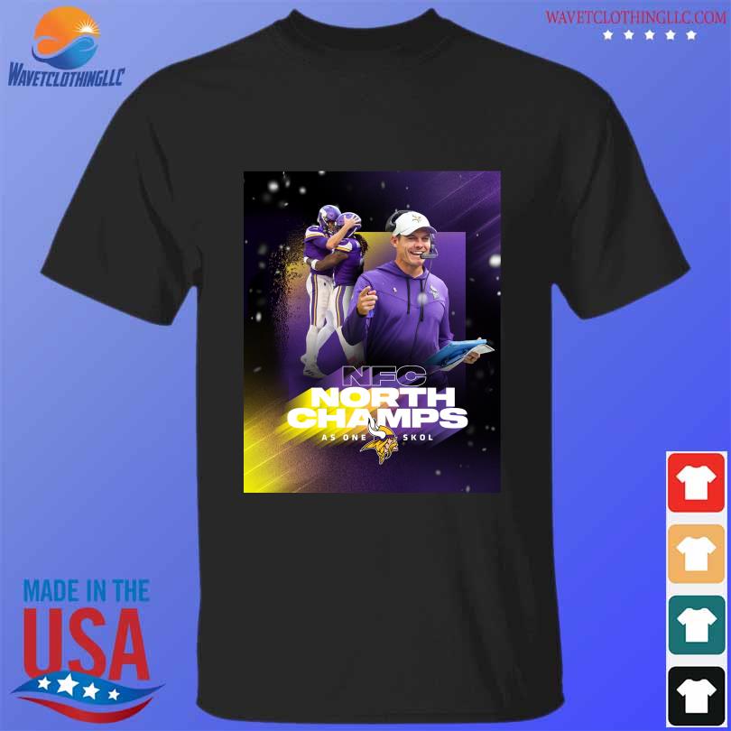 Minnesota Vikings Nfc North 2022 Skol Champions T-Shirt - Trending Tee  Daily in 2023