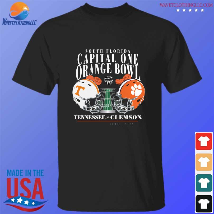Official South florida capital one orange bowl Tennessee VS Clemson 2022 shirt