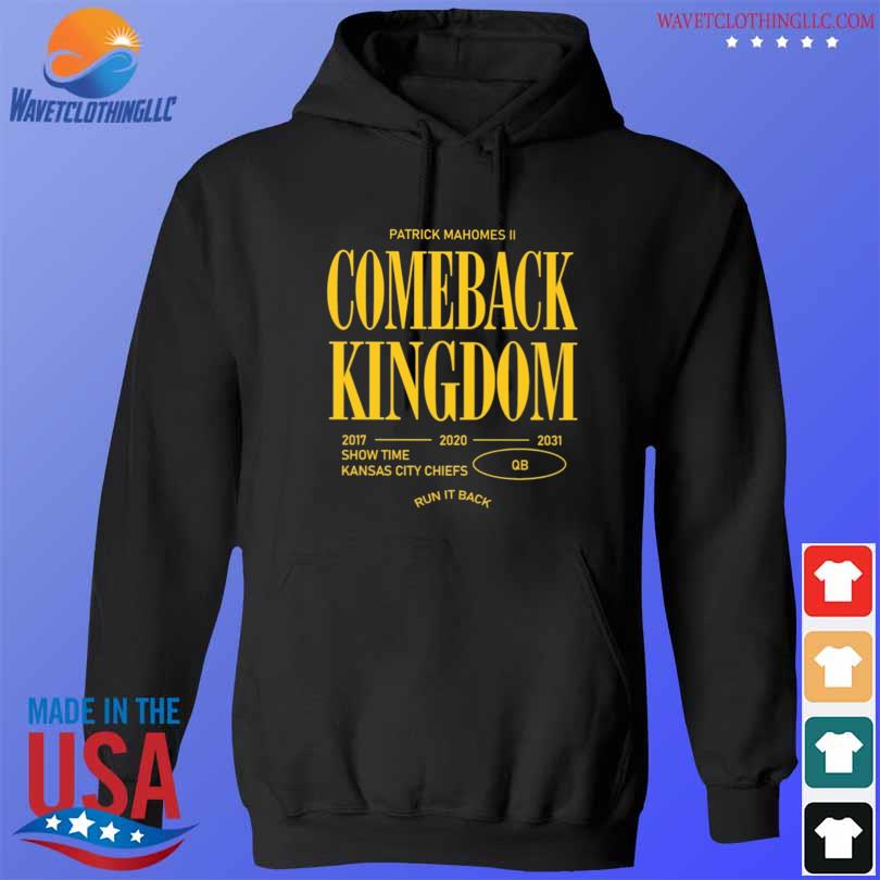 Patrick mahomes the comeback kingdom s hoodie den