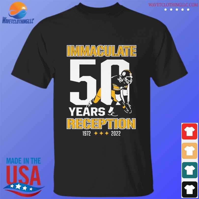 Franco Harris Immaculate 50 Years Reception Pittsburgh T-Shirt