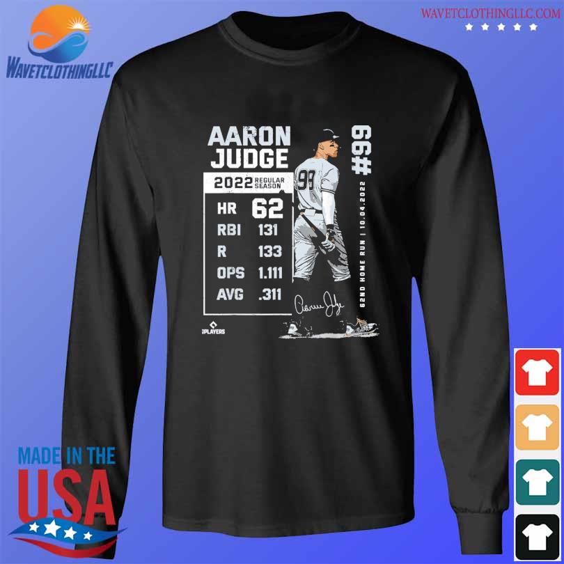 Aaron Judge 62 The house that Judge built signature shirt