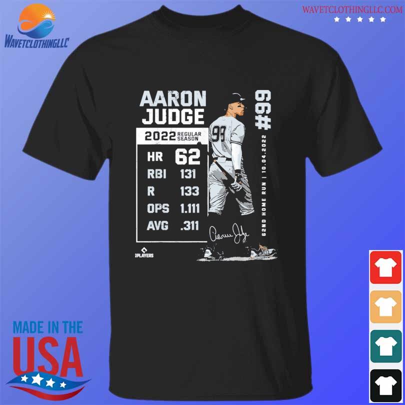 Official record 62 aaron judge new york retro signature shirt, hoodie,  sweater, long sleeve and tank top