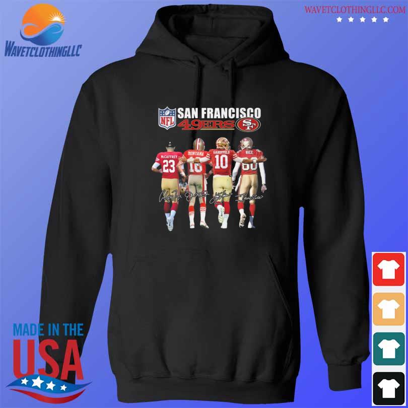 San Francisco 49ers City 2023 NFL Mccaffrey Montana signatures shirt,  hoodie, sweater, long sleeve and tank top