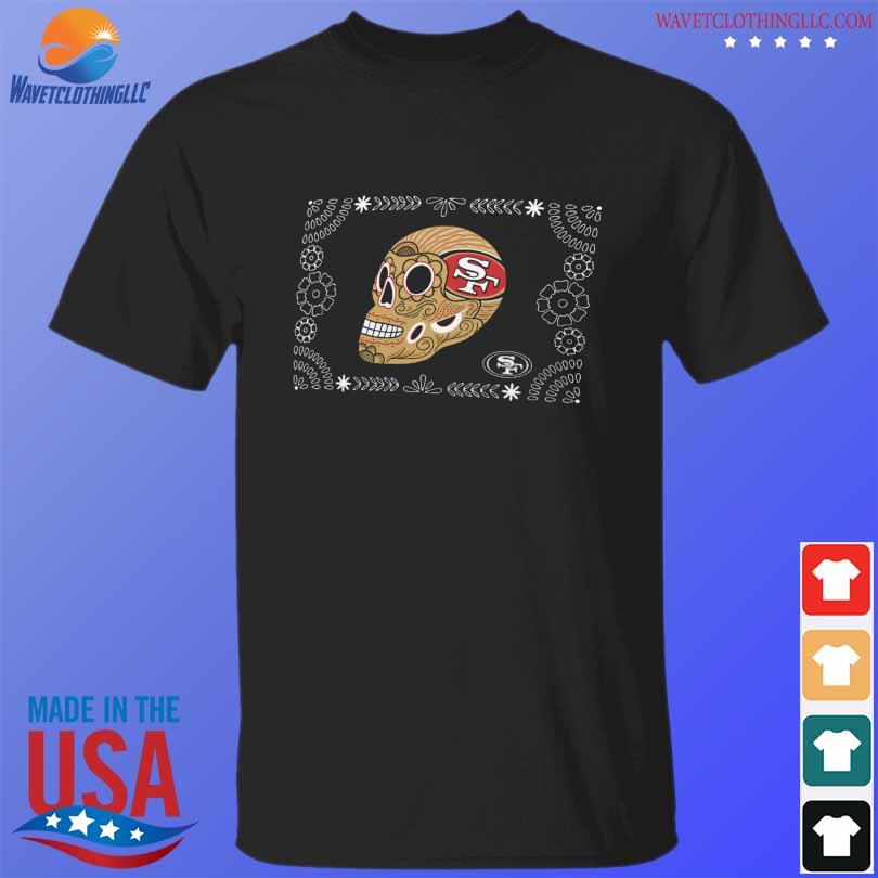 San francisco 49ers sugar skull shirt, hoodie, sweater, long sleeve and  tank top