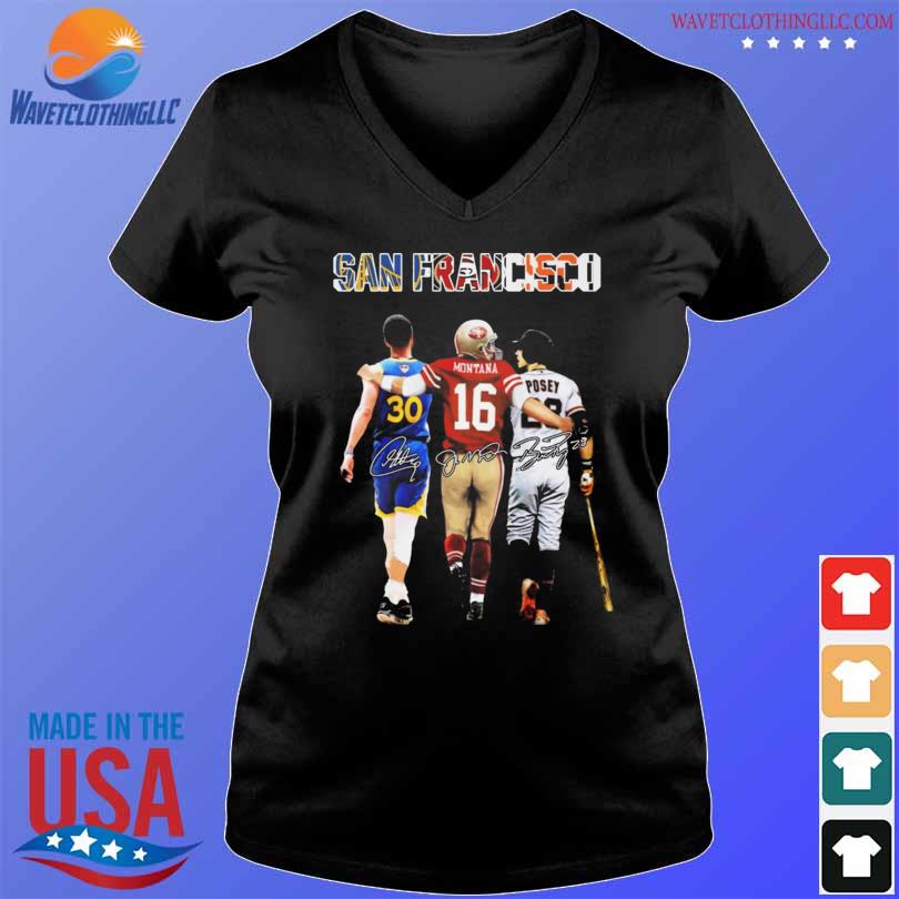 Official san francisco Joe Montana and stephen curry greatest of all time  signatures T-shirt, hoodie, sweater, long sleeve and tank top