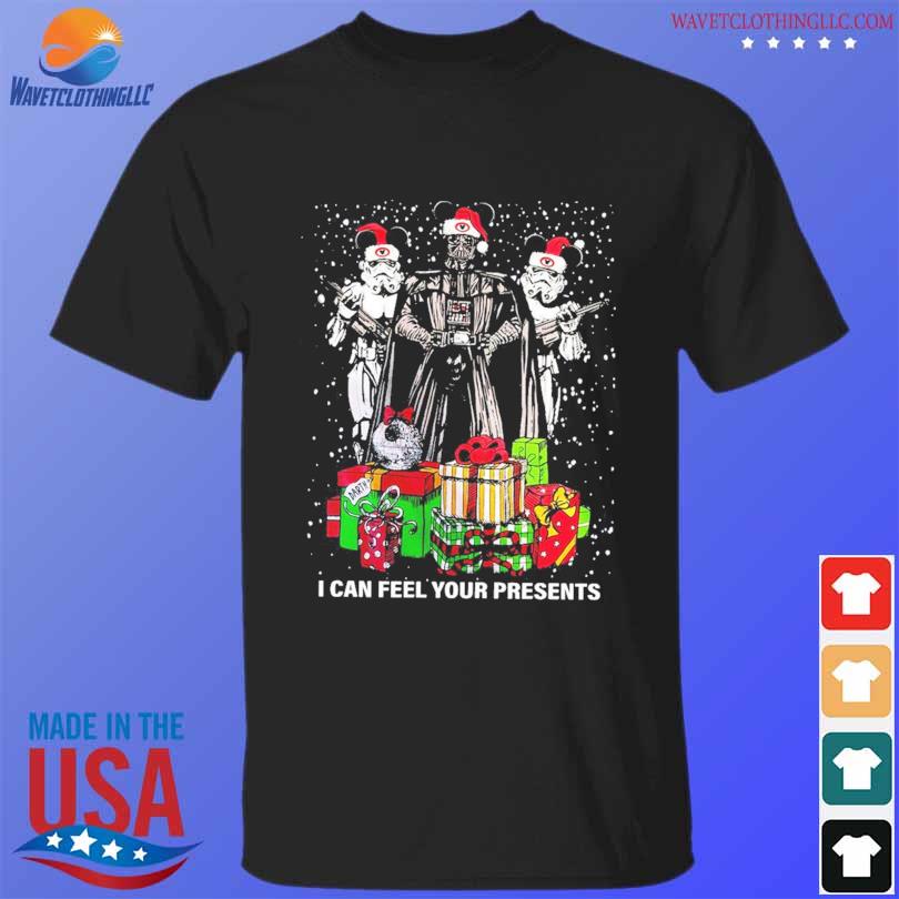 Santa star wars I can feel your present Christmas sweater