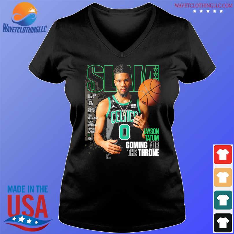 Slam cover jayson tatum coming for the throne shirt, hoodie