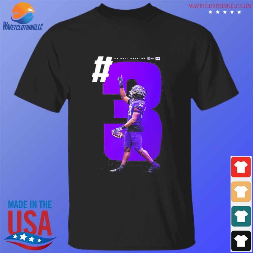 TCU Ap Poll Ranking #3 shirt