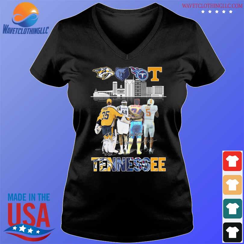 Nashville city Nashville Predators and Tennessee Titans shirt