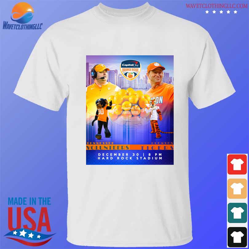 Tennessee Volunteers Vs Clemson Tigers Orange Bowl December 30 shirt