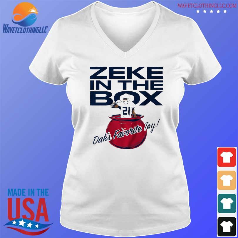 Official ezekiel Elliott And Dak Prescott Zeke In The Box T-Shirts