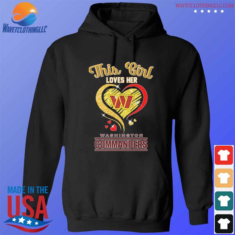 Washington Commanders Tiny Heart Shape T-shirt - Jomagift