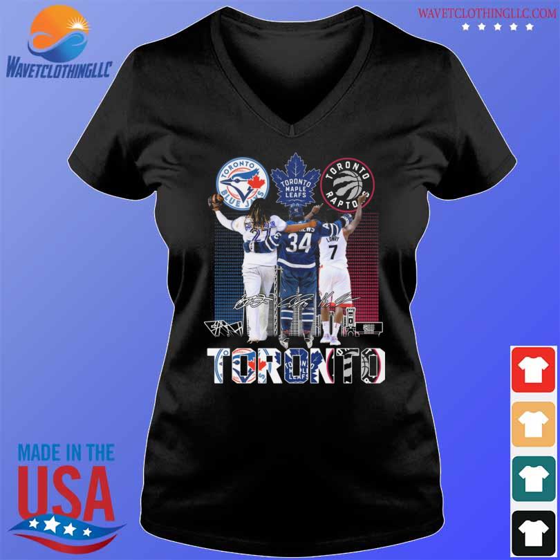 Toronto Sports Team Vladimir Guerrero Jr. Auston Matthews And Kyle Lowry  Signatures shirt, hoodie, sweater, long sleeve and tank top