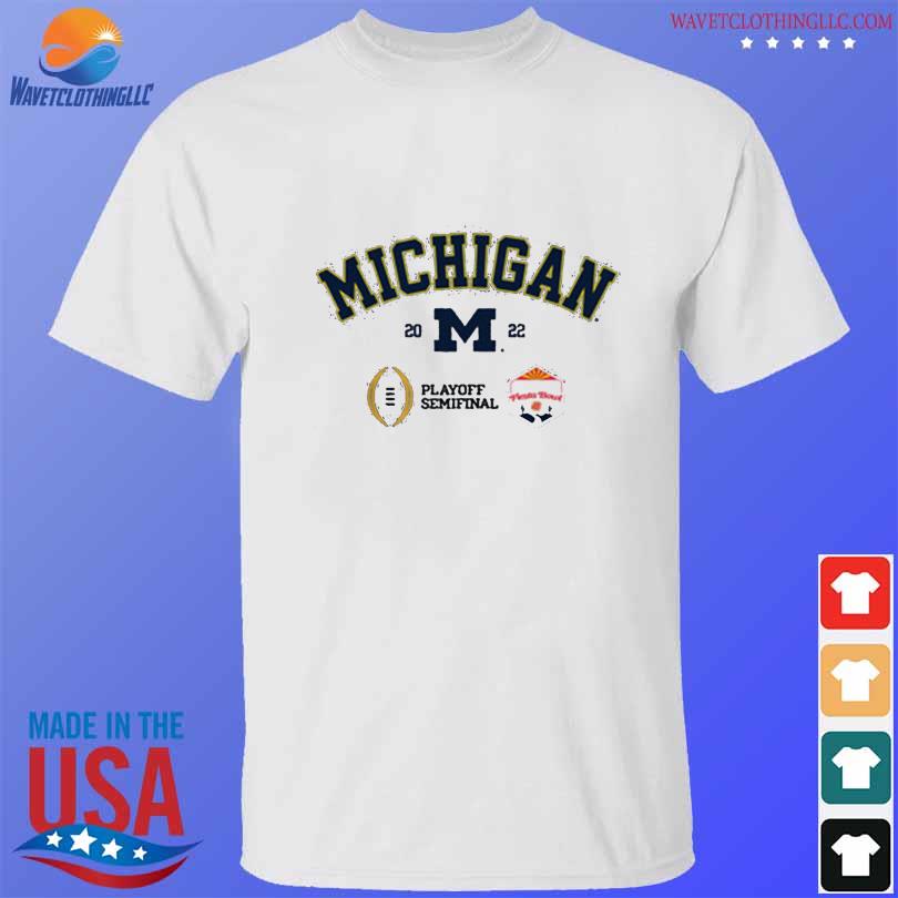University of michigan 2022 college football playoff fiesta bowl shirt