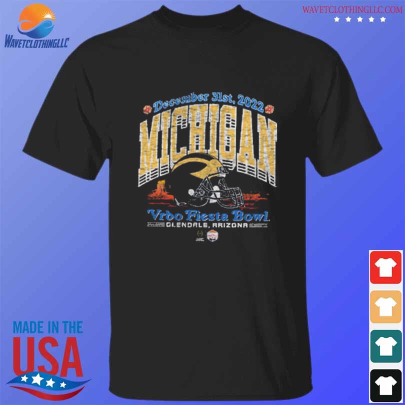 University of michigan football 2022 college football playoff fiesta bowl shirt
