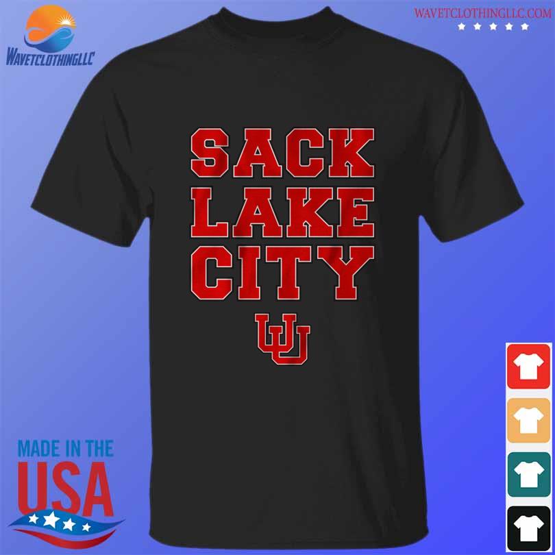 Utah football sack lake city shirt