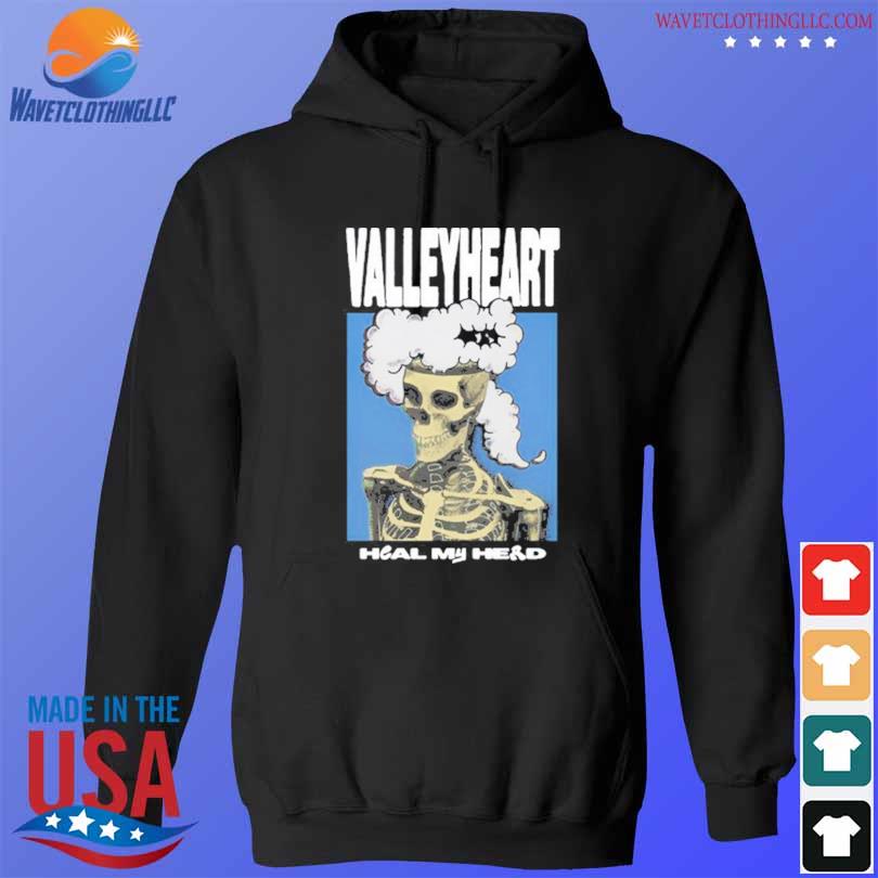 Valley heart my head skull s hoodie den