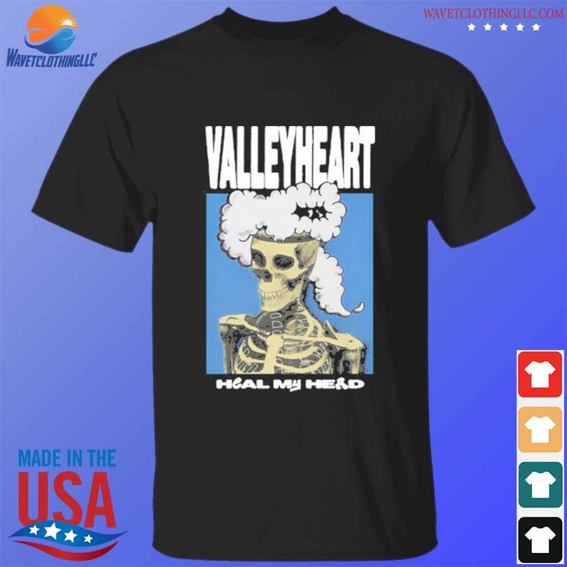 Valley heart my head skull shirt