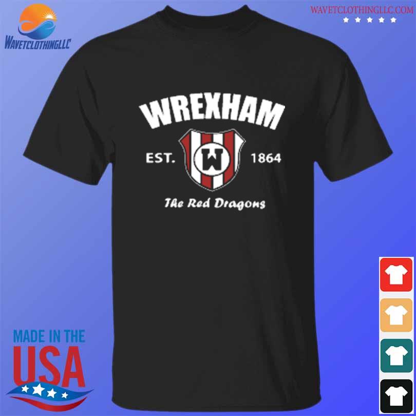 Wrexham established football the red dragons shirt
