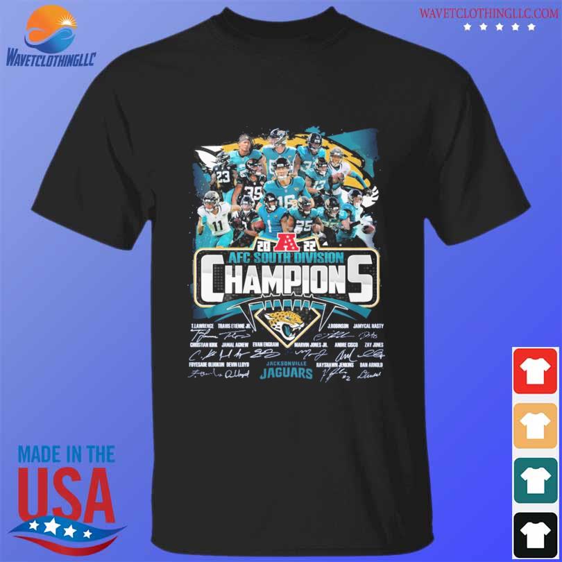 AFC South Division Champions Jacksonville Jaguars signatures shirt, hoodie,  sweater, long sleeve and tank top