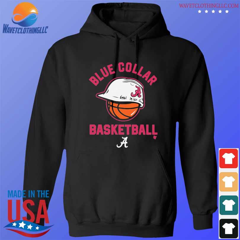 Alabama crimson tide blue collar basketball s hoodie den