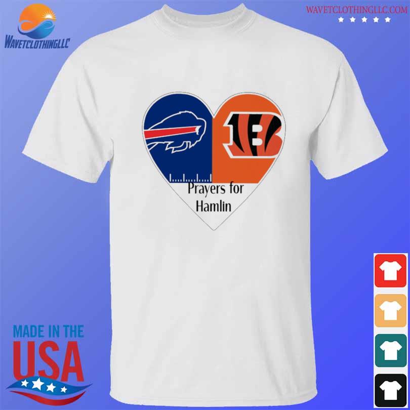 Prayers for hamlin Buffalo Bills vs Cincinnati Bengals 2023 t-shirt,  hoodie, sweater, long sleeve and tank top