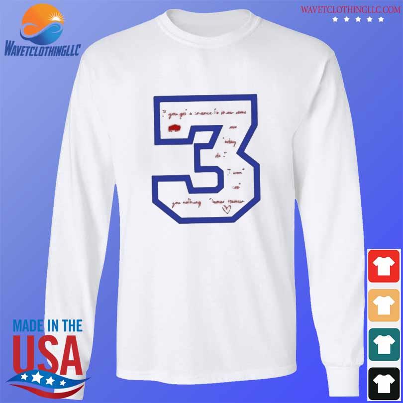 Buffalo Bills 3 Damar Hamlin show some love shirt, hoodie, sweater, long  sleeve and tank top