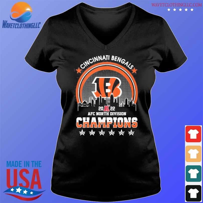 Cincinnati Bengals AFC North back 2 back champions 2021 2022 shirt, hoodie,  sweater and v-neck t-shirt