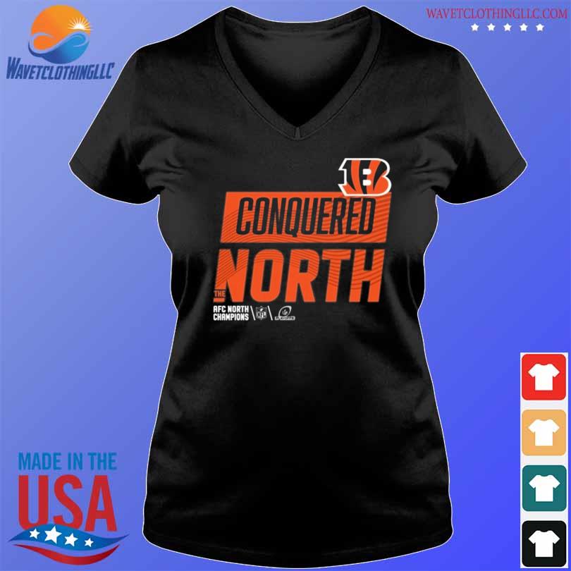 Cincinnati bengals conquered north shirt, hoodie, sweater, long sleeve and  tank top