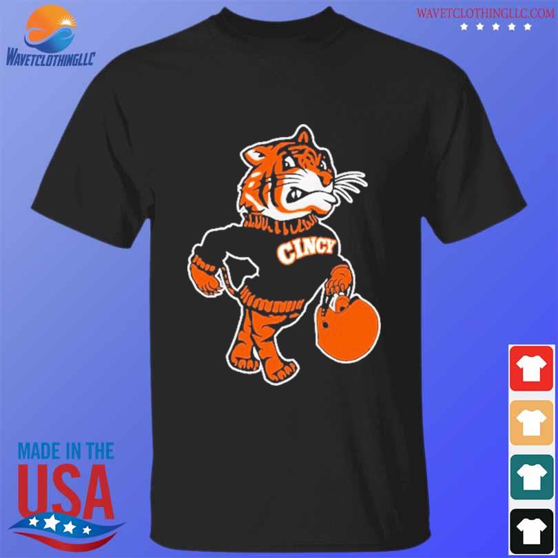 Cincinnati Bengals Vintage Fighting Mascot T-Shirt