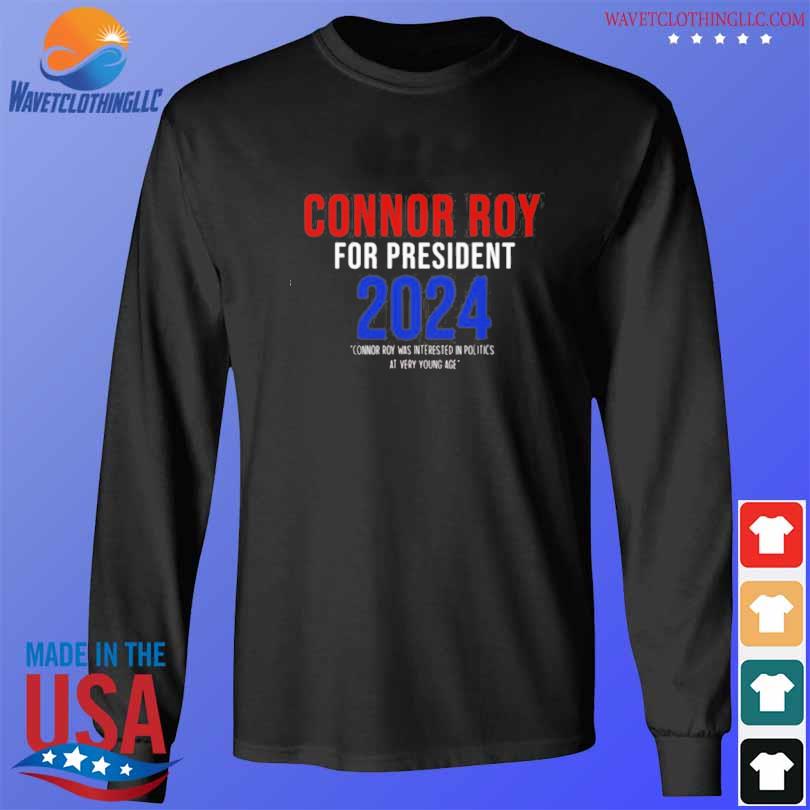Connor Roy For President Succession Logo Shirt longsleeve den