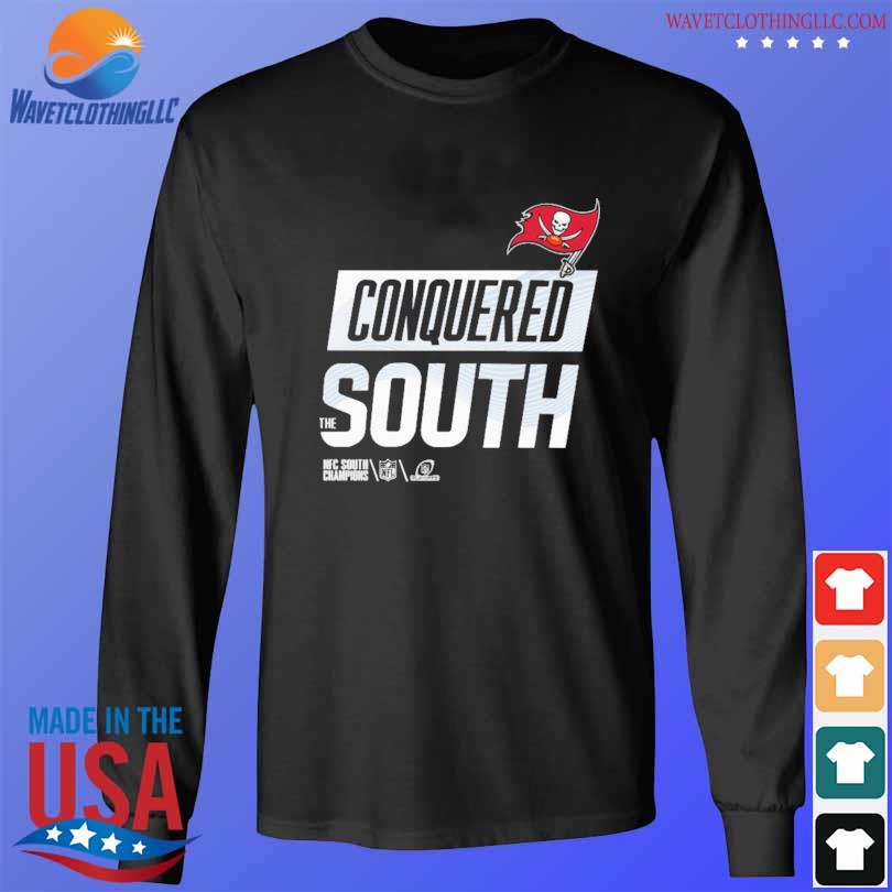 Conquered the south nfc south champions tampa bay buccaneers shirt