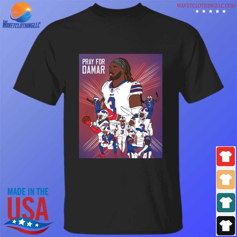 Official Buffalo Bills and Cincinnati Bengals Pray for 3 Damar Hamlin shirt,  hoodie, sweater, long sleeve and tank top