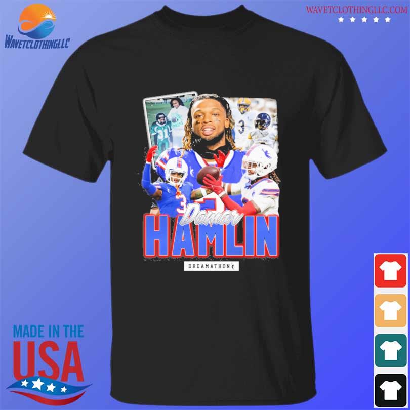 Funny damar hamlin buffalo bills dreamathon 2023 shirt, hoodie