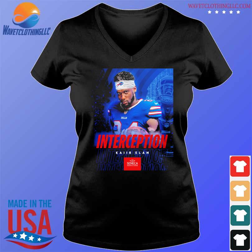 Interception Kaiir Elam Buffalo Bills shirt, hoodie, sweater, long sleeve  and tank top