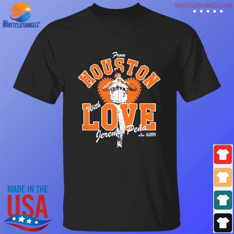 Houston Astros Jeremy Pena Men's Premium T-Shirt - Tri Gray - Houston | 500 Level Major League Baseball Players Association (MLBPA)