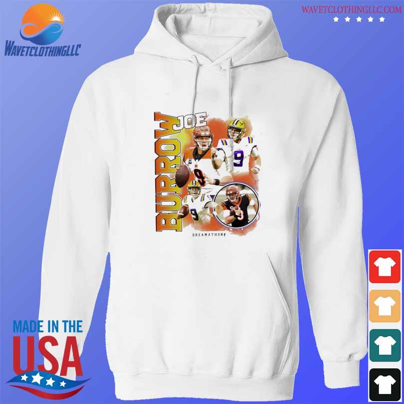 Joe Burrow Cincinnati Bengals Vintage Shirt, Trending Long Sleeve Unisex  Hoodie