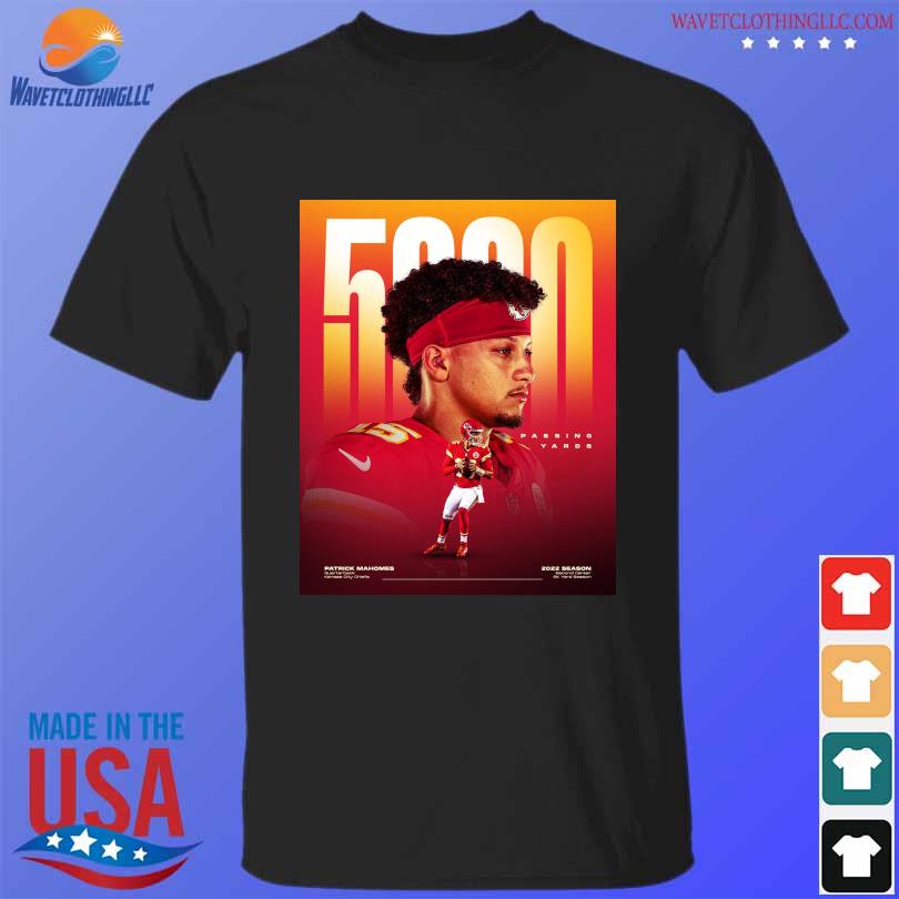 Patrick Mahomes Kansas City Chiefs 5000 Passing yards shirt