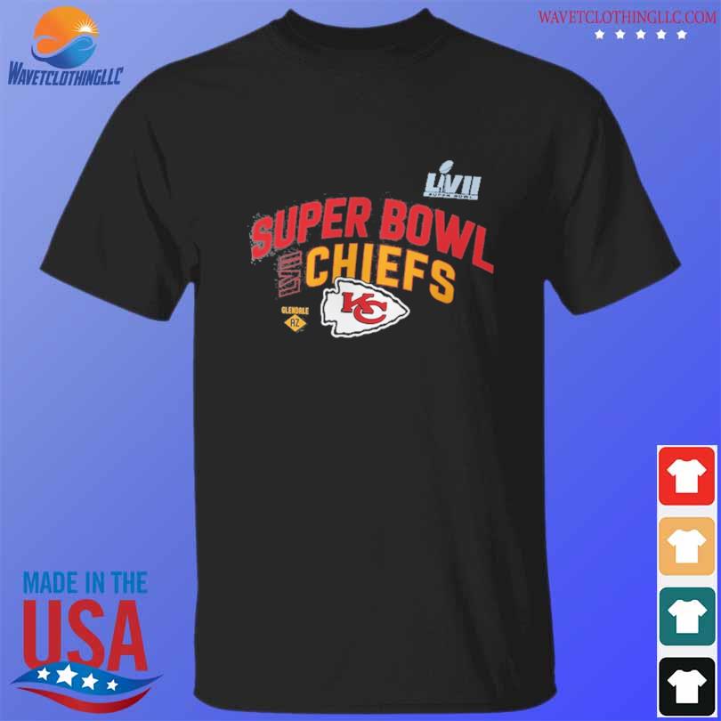 Kansas City Chiefs Super Bowl LVII Team Logo Lockup T-Shirt